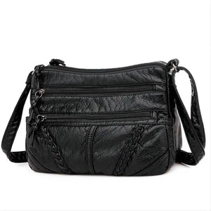 Soft Leather Shoulder Bags Large Capacity Messenger Bag Female Handbag