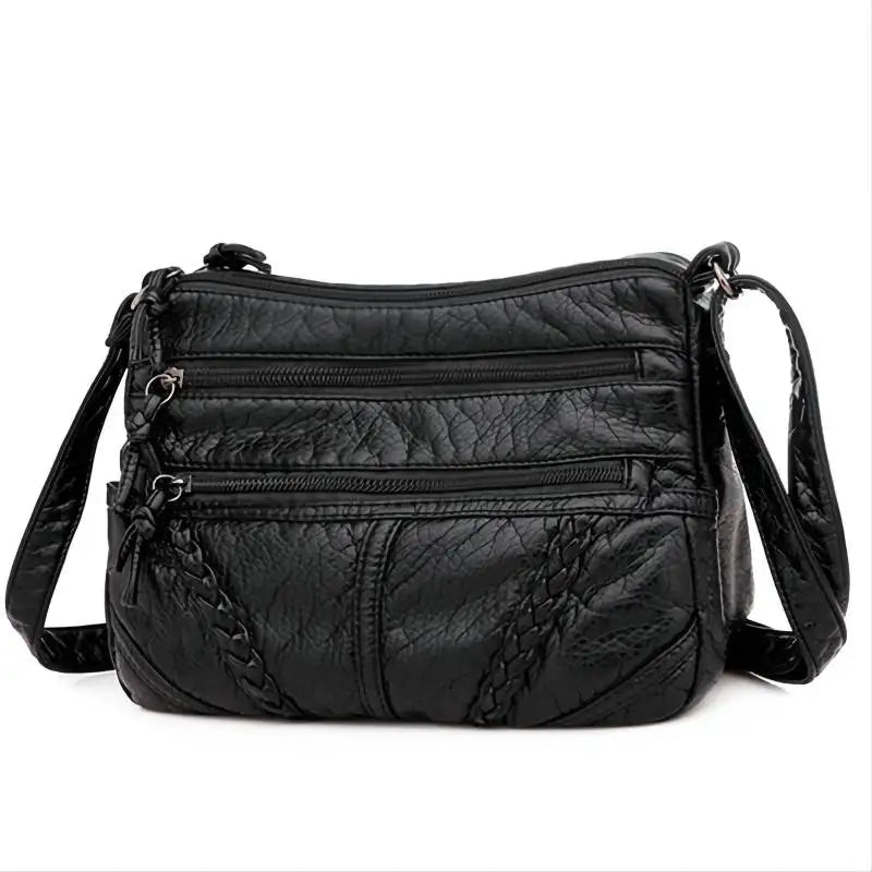 Soft Leather Shoulder Bags Large Capacity Messenger Bag Female Handbag
