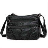 Soft Leather Shoulder Bags Large Capacity Messenger Bag Female Handbag