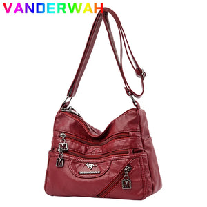 Soft Leather Crossbody Bags for Women Handbags High Bolsa Feminina