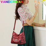 Soft Leather Crossbody Bags for Women Handbags High Bolsa Feminina