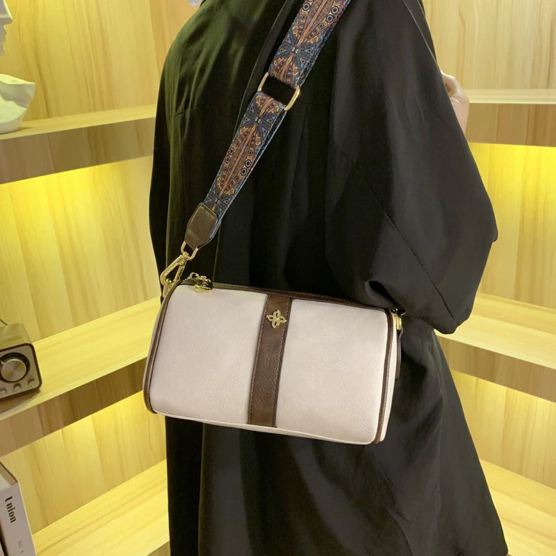 Soft Leather Shoulder Crossbody Bags Vintage Handbags Purses Messenger Bag