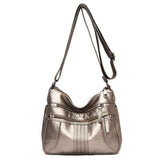 Soft Leather Casual Shoulder Bag For Women