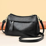 Soft Leather Texture Bag Women Elderly Ladies Messenger
