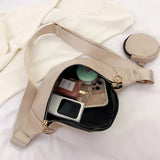 Soft Leather Waist Bag Ladies Fanny Pack High Female Shoulder Belt Bags