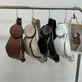 Soft Leather Waist Bag Ladies Fanny Pack High Female Shoulder Belt Bags