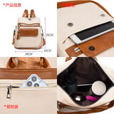 Tassel Women Backpack Large Capacity Travel Bag Casual Shoulder Bag
