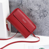 Soft Leather Women Crossbody Bag Shoulder Bag Phone Pouch Mini Messenger Bag Cl