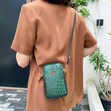 Vintage Soft Leather Women Handbags Shoulder Bag Cell Phone Purse Small Crossbod