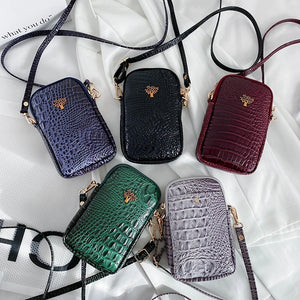 Vintage Soft Leather Women Handbags Shoulder Bag Cell Phone Purse Small Crossbod