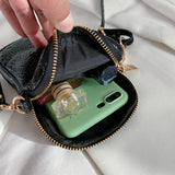 Vintage Soft Leather Women Handbags Shoulder Bag Cell Phone Purse Small Crossbod