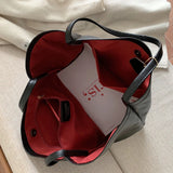 Soft Leather Women's Bag Shoulder Handbag Purse Top-Handle Office Bag