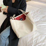 Soft Leather Women's Bag Shoulder Handbag Purse Top-Handle Office Bag