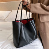 Soft Leather Women's Bag Shoulder Handbag Purse Top-Handle Office Bag
