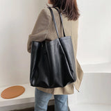 Soft Leather Women's Bag Shoulder Handbag Purse Top-Handle Office Bag