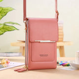 Soft Leather Cell Phone Purse Wallets