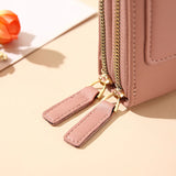Soft Leather Women's Bag Wallet Touch Screen Cell Phone Purse