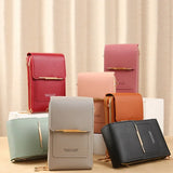 Soft Leather Women's Phone Purse Touch Screen Wallet