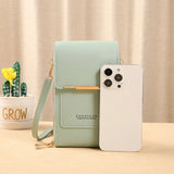 Soft Leather Women's Phone Purse Wallets