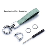 Soft Microfiber Key Ring Durable Hardware For Cars High Keyring Clip Screwdriver