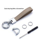 Soft Microfiber Key Ring Durable Hardware For Cars High Keyring Clip Screwdriver