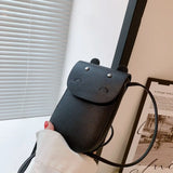 Sweet Shoulder Bag Solid Color Small Square Bag