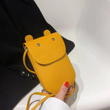 Sweet Shoulder Bag Solid Color Small Square Bag