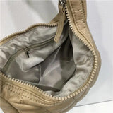 Women's Quilted Checkers Handbag PU Shoulder Crossbody Bag