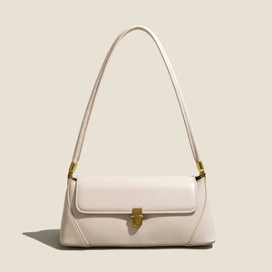 Soft PU Ladies Leather Bag Women Handbag Underarm Bag Retro Solid Handbags