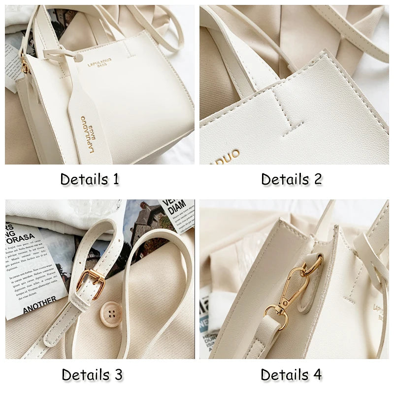 Soft PU Leather Crossbody Bags for Women Solid Shoulder Purses Green
