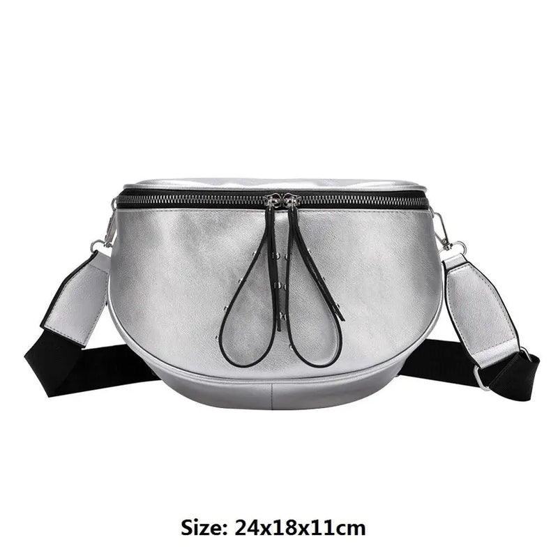 PU Leather Crossbody Shoulder Bag for Women Small Solid Handbag
