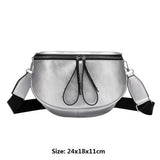 PU Leather Crossbody Shoulder Bag for Women Small Solid Handbag