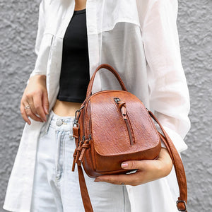 Stylish PU Leather Ladies Shoulder Bag Small Flap Phone Crossbody Bag