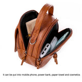 Stylish PU Leather Ladies Shoulder Bag Small Flap Phone Crossbody Bag
