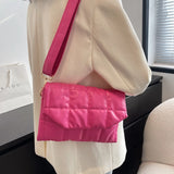 PU Leather Shoulder Bag Women Wide Strap Crossbody Lady Handbag Purse SG8020