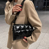 PU Leather Shoulder Bag Women Wide Strap Crossbody Lady Handbag Purse SG8020