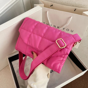 PU Leather Shoulder Bag Women Wide Strap Crossbody Lady Handbag Purse SG8020