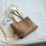Soft PU Leather Shoulder Bags For Women Classic Solid Handbags