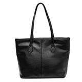 Soft PU Leather Shoulder Bags For Women Classic Solid Handbags