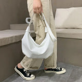 PU Leather Shoulder Bag Women Crossbody Large Capacity Handbag Zipper Hobos