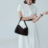 PU Leather Shoulder Bag for Women Large Capacity All-match Ladies Bag