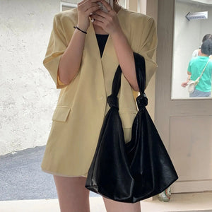 PU Leather Shoulder Bags Women Large Capacity Totes Handbags