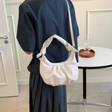 Soft PU Leather Crossbody Bag For Women Solid Shoulder Purses Handbags