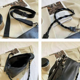 PU Leather Shoulder Bag Casual Office Ladies Cross-body