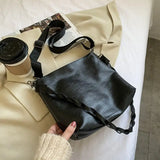 PU Leather Shoulder Bag Casual Office Ladies Cross-body