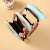 Women's PU Leather Touch Screen Cell Phone Purse Crossbody Bag