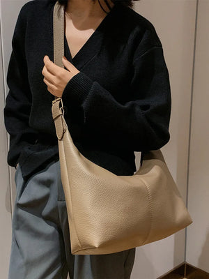Soft PU Leather Women Shoulder Bags Large Capacity Crossbody Bags