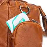 Soft PU Leather Stitching Shoulder Bag European Retro Bag Famous Handbag
