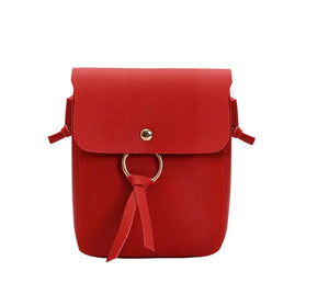 Large Capacity Soft PU Shoulder Bag with Tassels Zippers and Flap Lock
