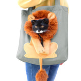 Soft Pet Carriers Lion Portable Breathable Bag Cat Dog Carrier Bags
